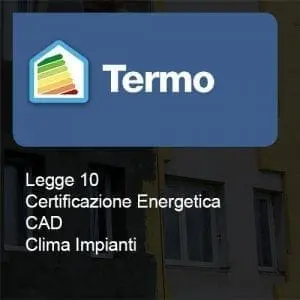 Termo Legge 10 certificazione cad impianti
