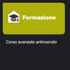 Corso avanzato antincendio
