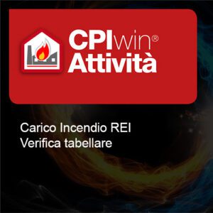 CPI win Attività - Carico Incendio REI Verifica Tabellare